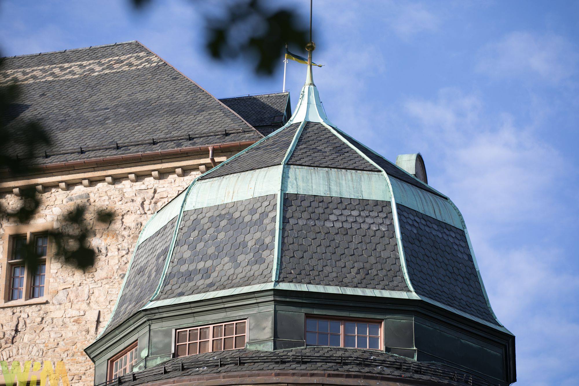 Örebro slott Skiffertak